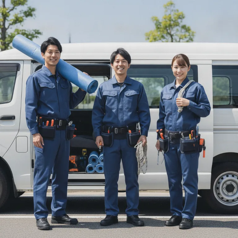 屋根のシート掛け のチーム: Koganei